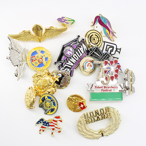 Corporate enamel lapel pins