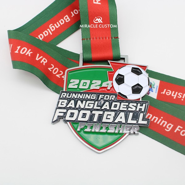 custom award medals with antique gold finish