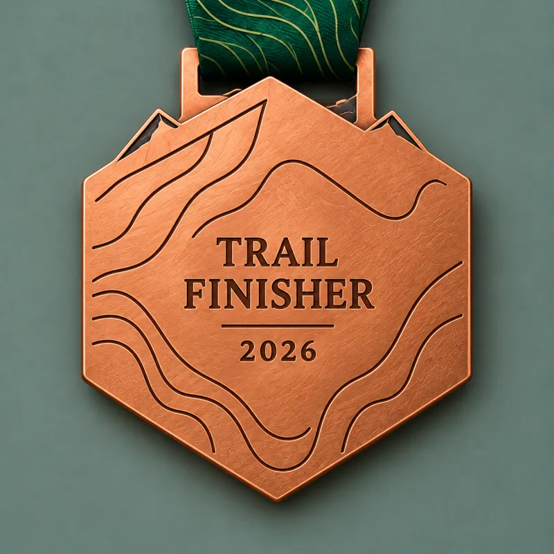 Beyond the Summit medal design — back view