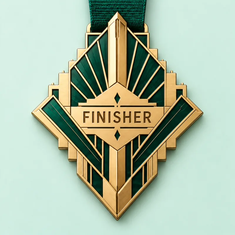 Emerald Avenue medal design — back view
