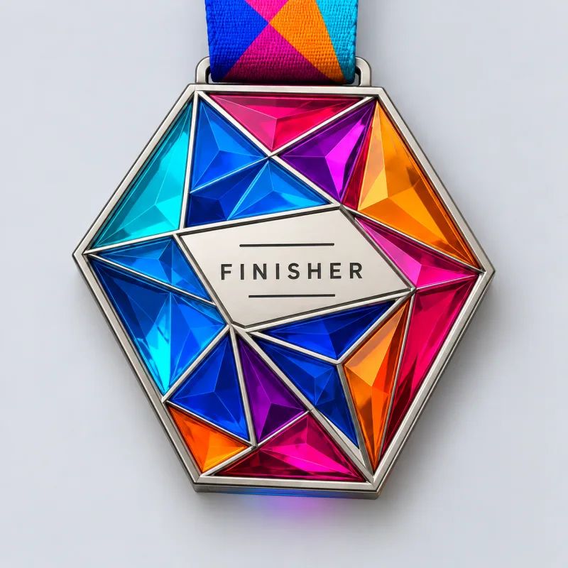 Prism Pace medal design — back view
