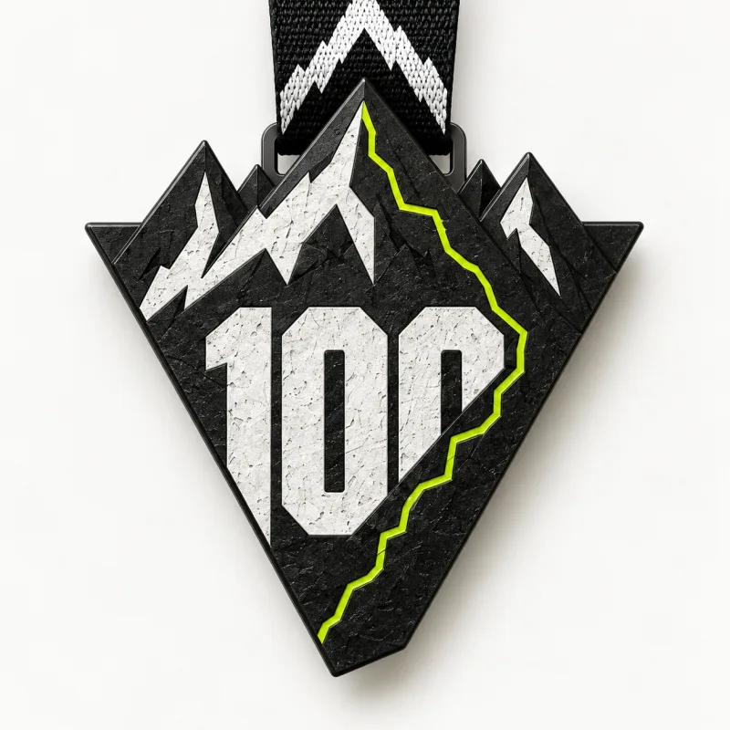 Ultra Form 100 medal design — front view