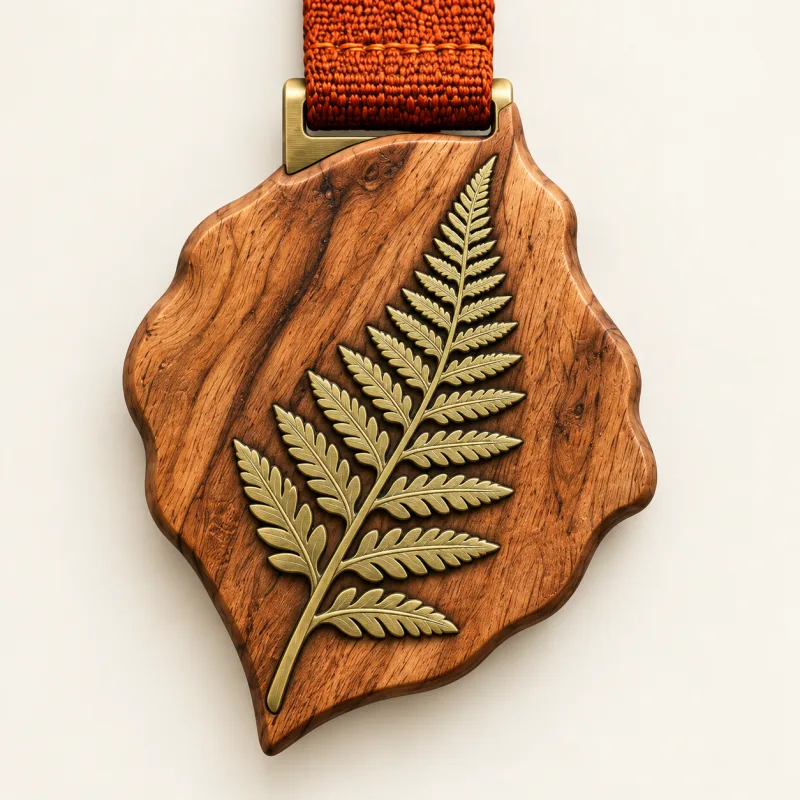 Fern & Grain medal design — front view