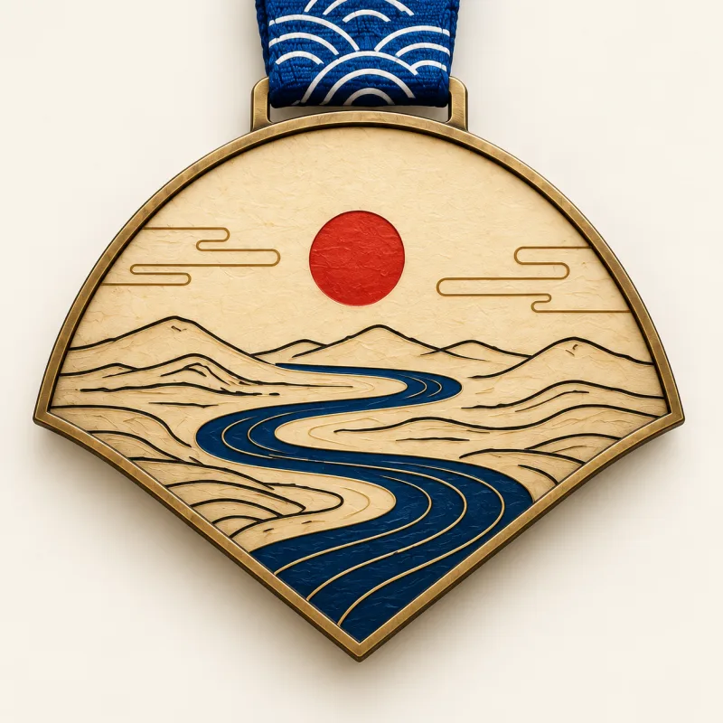 River & Ridge medal design — back view