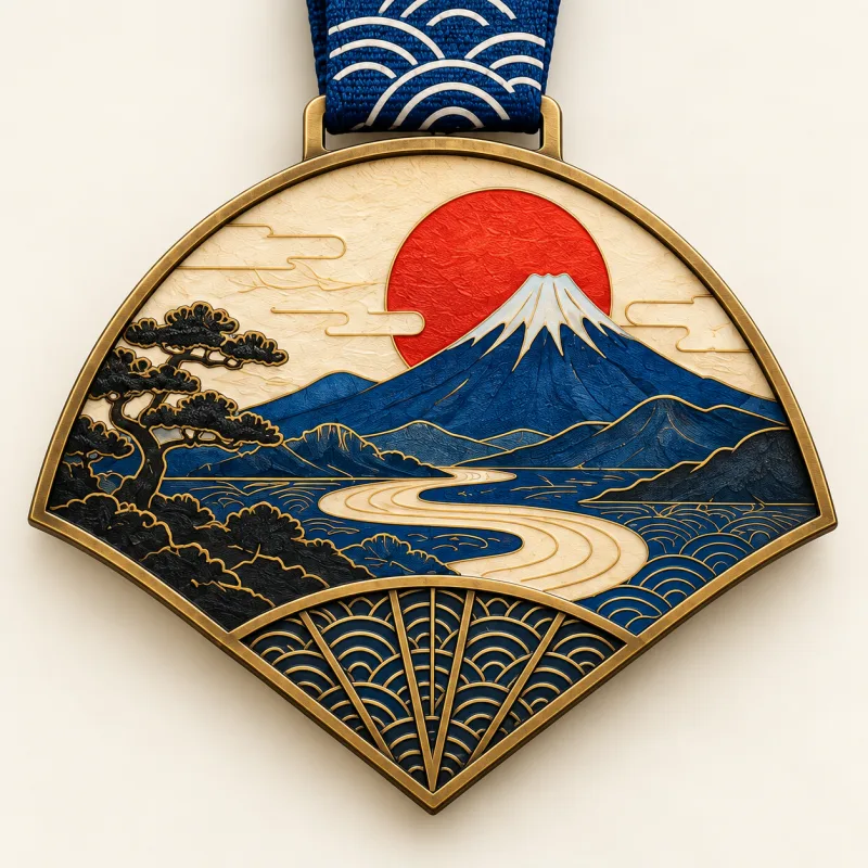 River & Ridge medal design — front view