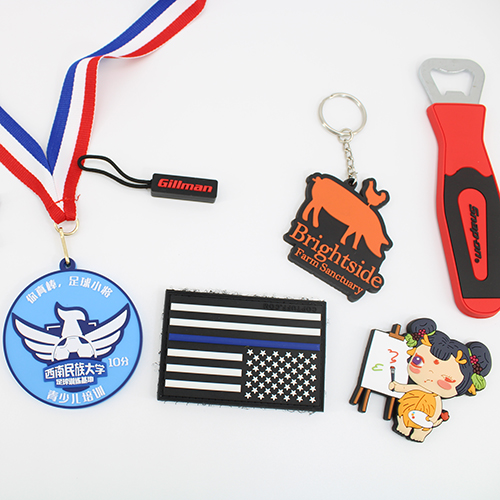 PVC promotional keychains